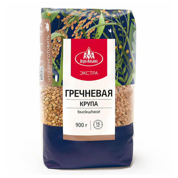 Крупа гречневая Агро-альянс 900г