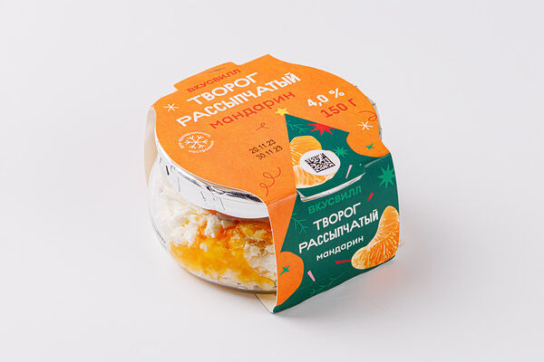 Творог рассыпчатый Мандарин 4%