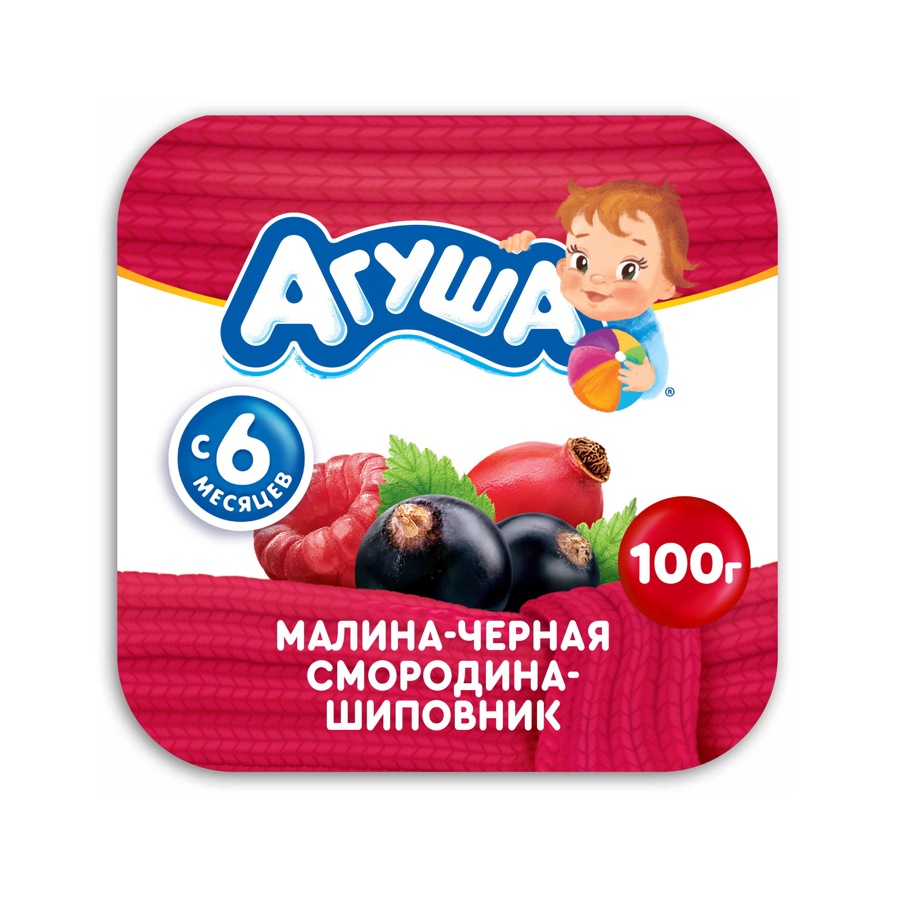 

Творог детский фруктовый Агуша Иммунити малина-черная смородина-шиповник 3.8% с 6 месяцев, 100 г