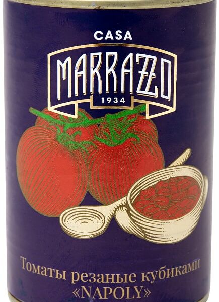 Томаты Casa Marrazzo Napoly резаные 400г