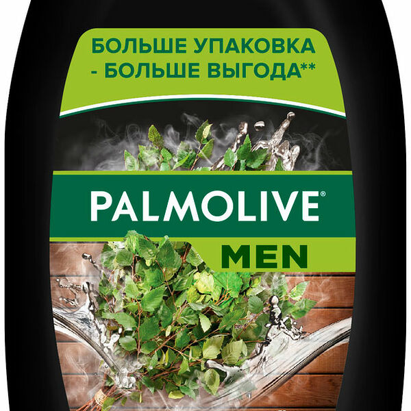Гель для душа Palmolive Men 2в1 Эффект бани Глубокое очищение