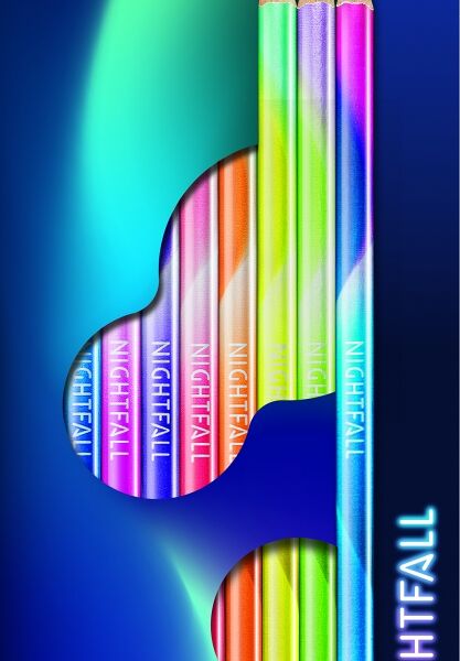 Цветные карандаши 12шт Nightfall арт. 831700 Maped