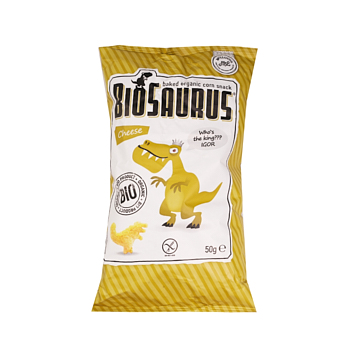 

Снеки кукурузные органические с сыром Biosaurus
