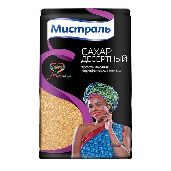 Сахар тростниковый Мистраль Десертный, нерафинированный