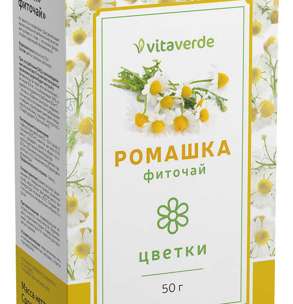 Vitaverde Ромашка цветки 50 г