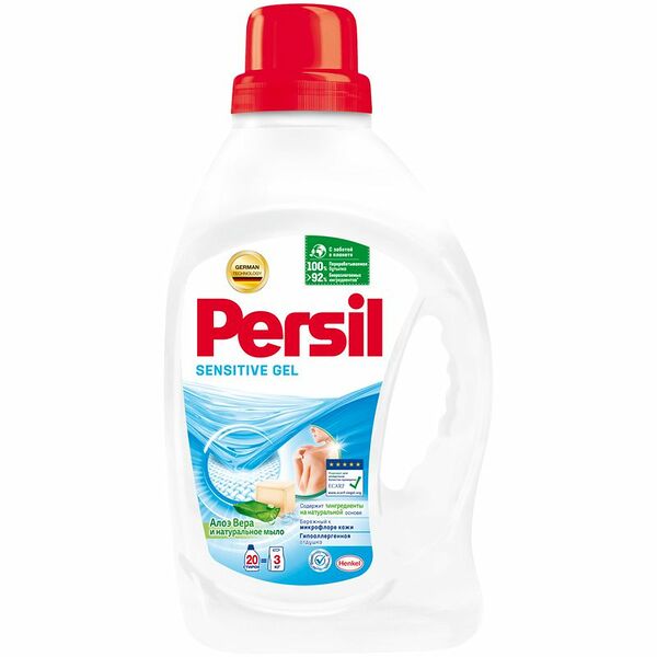 Гель для стирки Persil Sensitive алоэ 1.3л