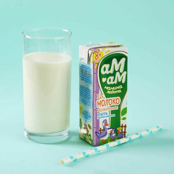 Молоко безлактозное 3,2% ультрапастеризованное