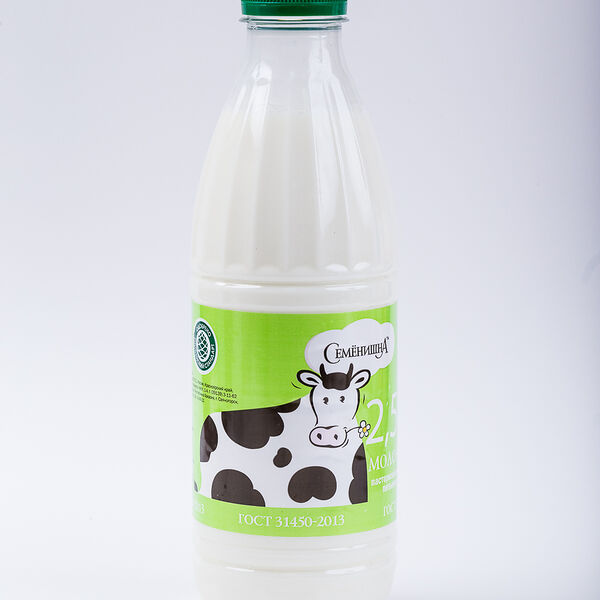 Молоко Семенишна пастеризованное, 2.5%