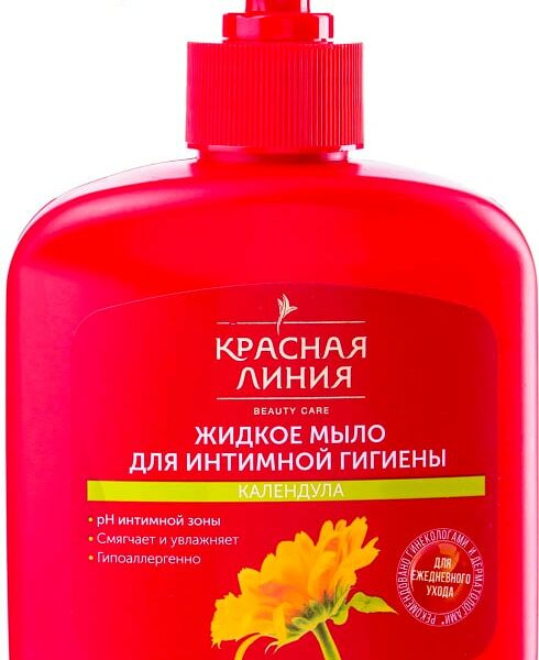 Мыло жидкое для интимной гигиены Красная линия Календула 250г