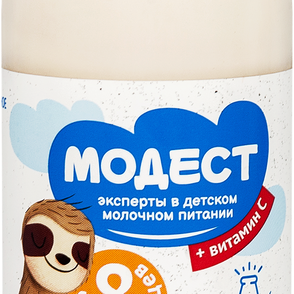 Молоко Модест для детского питания стерилизованное с витамином С 3.2%, 200 мл