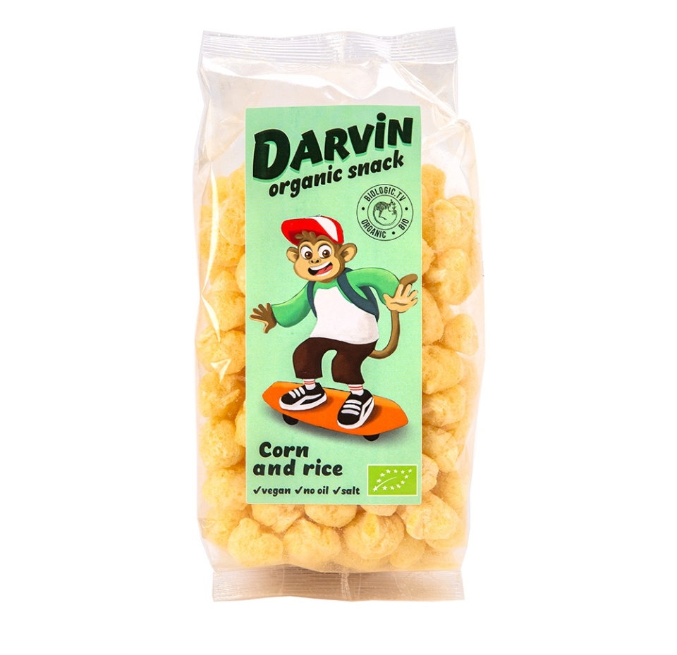 

Снеки кукурузно-рисовые Darvin (веган) 50г, Италия
