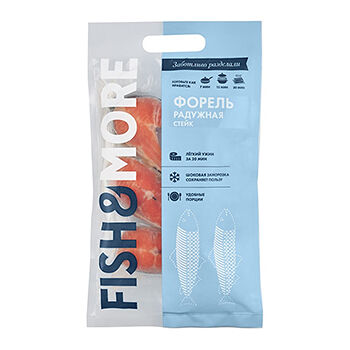 Форель радужная Fish&More стейк с/м 500 г