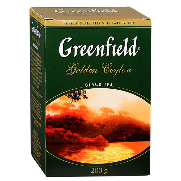 Чай Greenfield 200 г голден цейлон черный