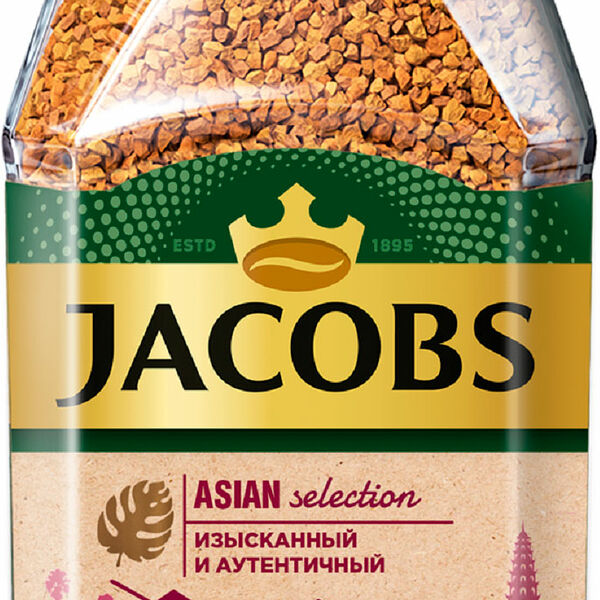 Кофе растворимый Jacobs Asian Selection сублимированный, 90 г