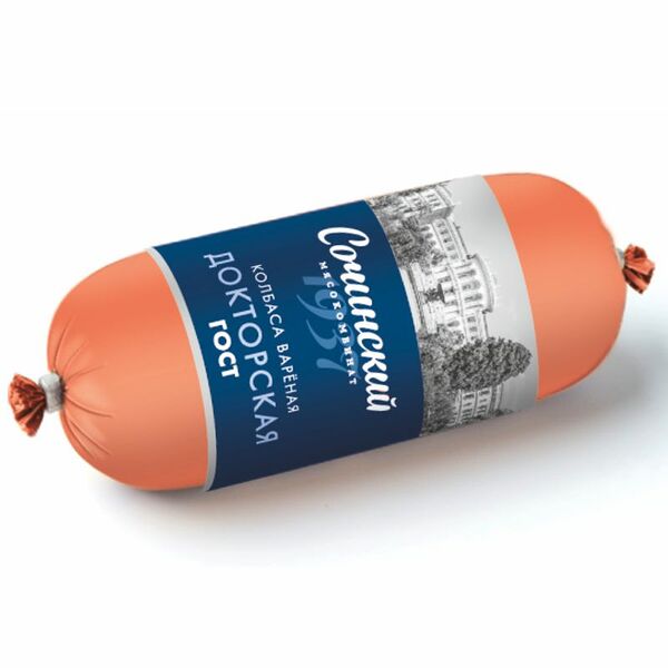 Колбаса варёная Сочинский МК Докторская категория А, 450г