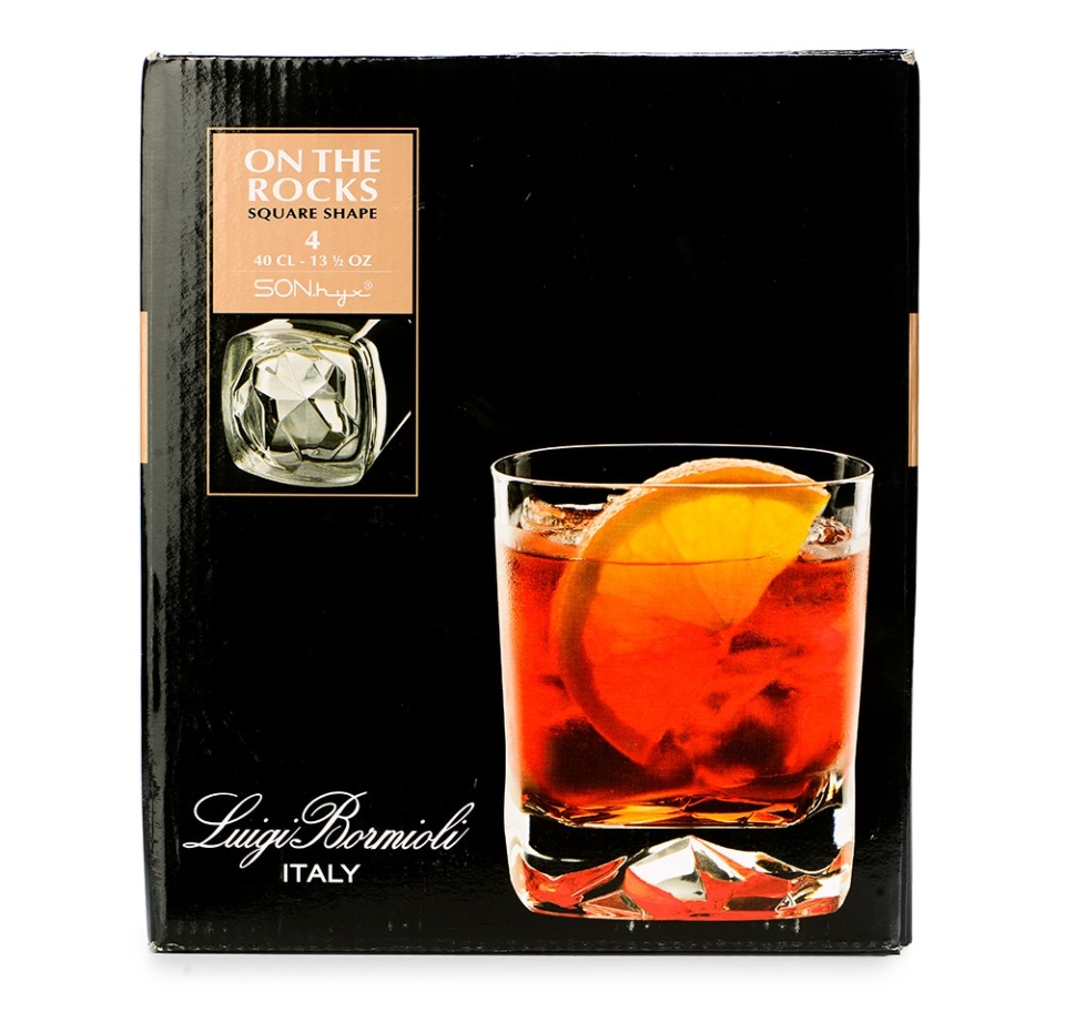 

Набор из 4 стаканов для виски Luigi Bormioli On the Rocks 10.2 см 400 мл