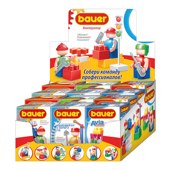 350 Конструктор Bauer 11 эл. в ассортименте