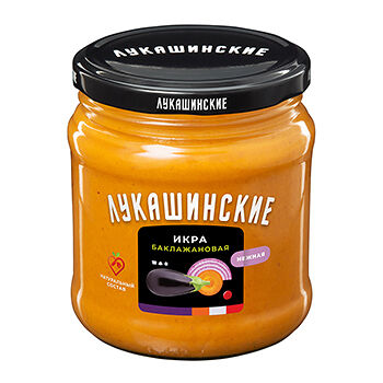 Икра Лукашинские Баклажановая Нежная