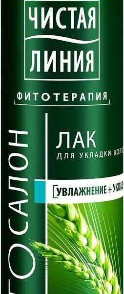 Лак для волос Чистая линия Фитосалон Объем от корней Сильная фиксация
