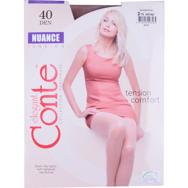 Колготки женские Conte elegant Conte elegant NUANCE den  40 р-р 2 bronz 8С-37 СП