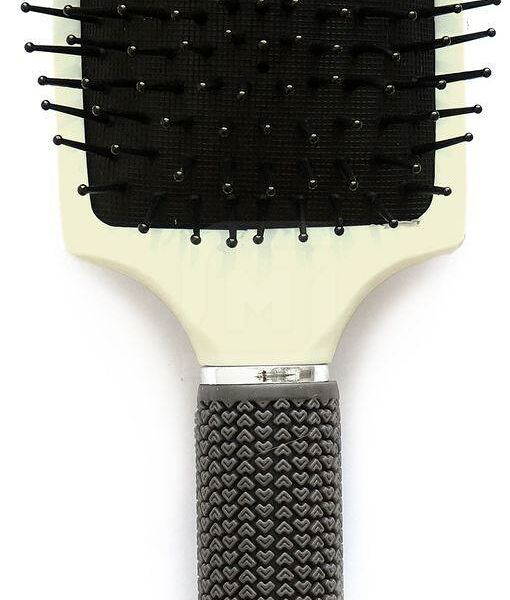 Расческа массажная Магнат прямоугольная белая