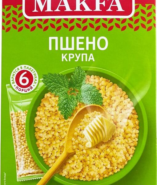 Пшено Makfa шлифованное, 400г
