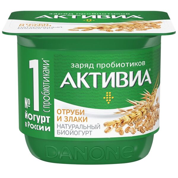 Биойогурт Актибио отруби злаки 2.9%