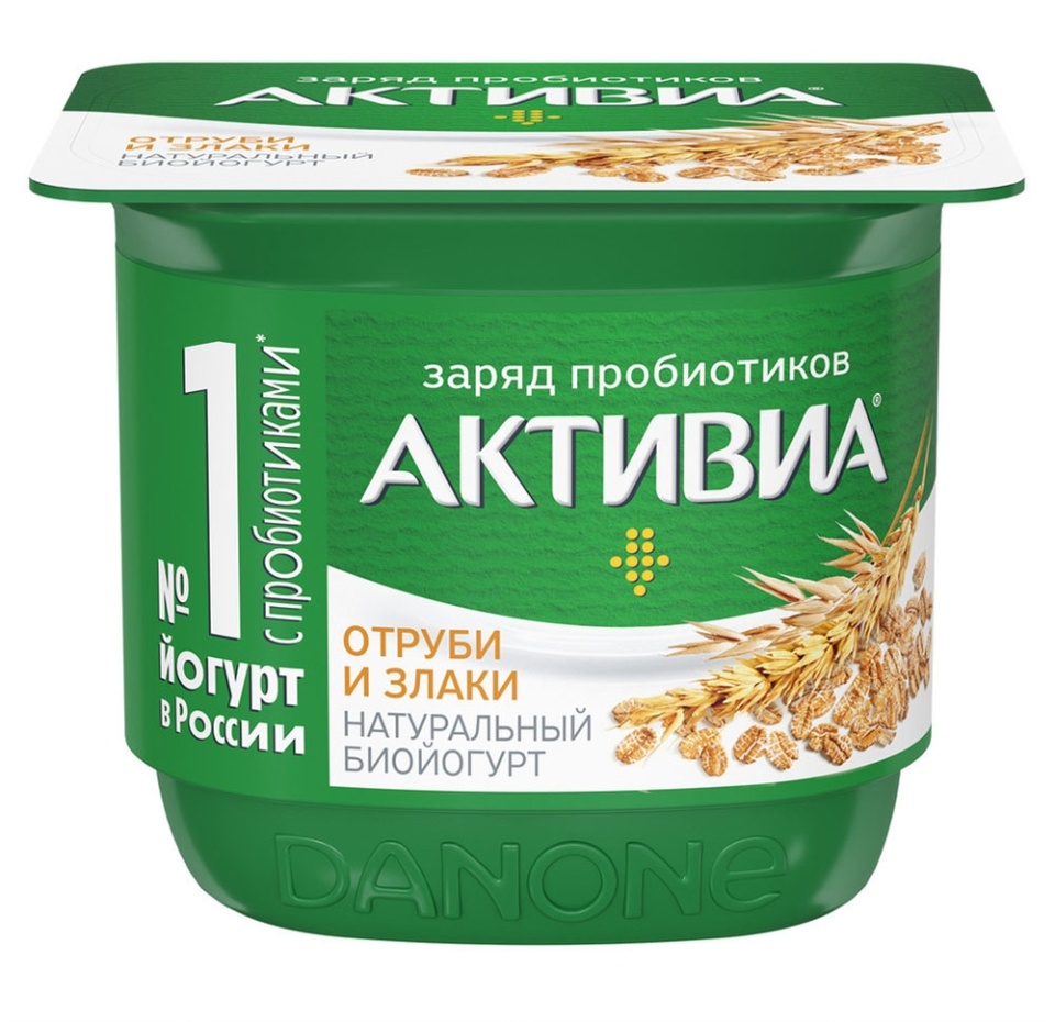 

Йогурт Активиа Отруби-злаки бзмж 2.9% 130 г