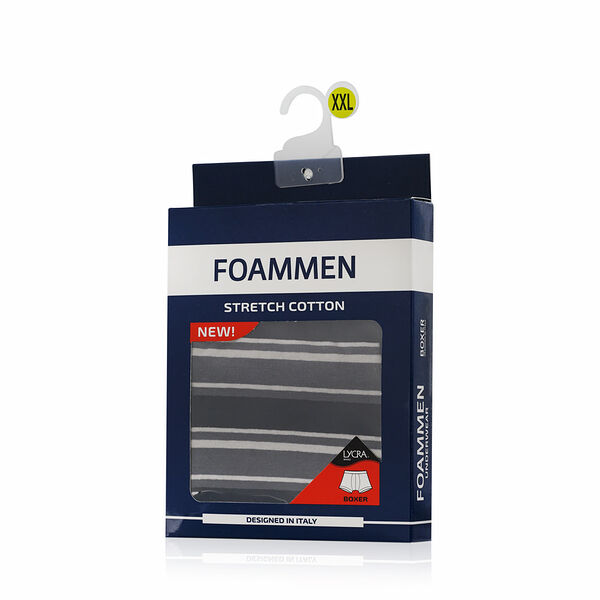 Мужские трусы-боксеры Foammen Fo80513-1, серые, XXL