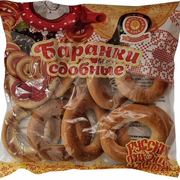 Баранки Обнинский хлеб Традиционные сдобные 350 г