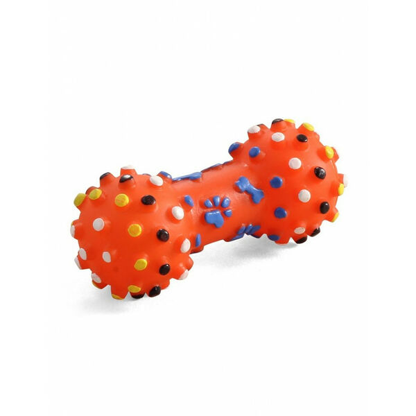 Triol Игрушка для собак Гантель с шипами 10,5 см