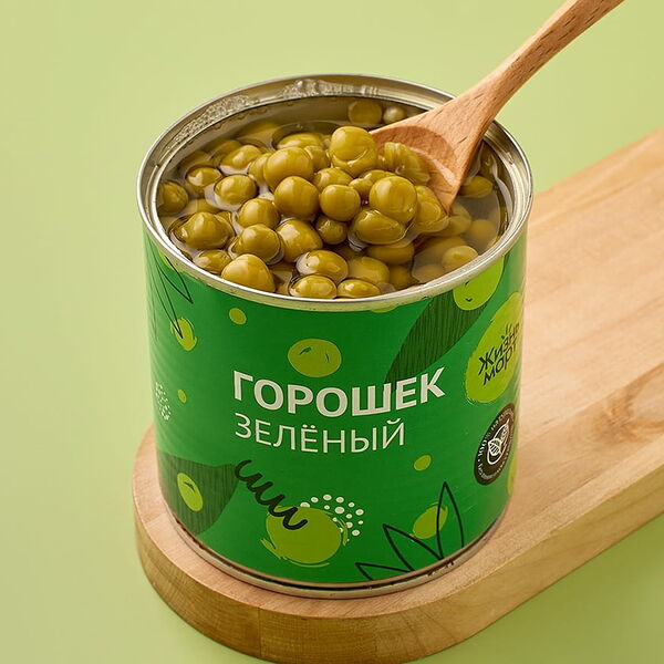 Зеленый горошек консервированный