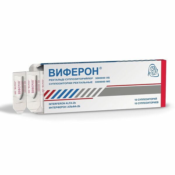 Виферон 3000000 МЕ № 10 суппозит. ректал.
