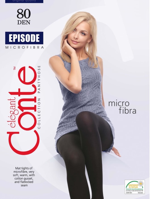 

Колготки женские Conte Elegant Episode 80 den nero размер 3