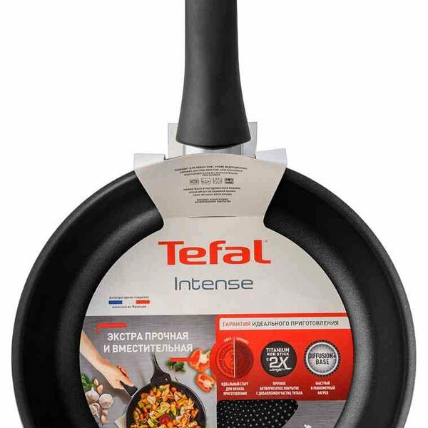 Сковорода TEFAL Intense 28см, антипригарное покрытие штампованный алюминий Арт. 04219128