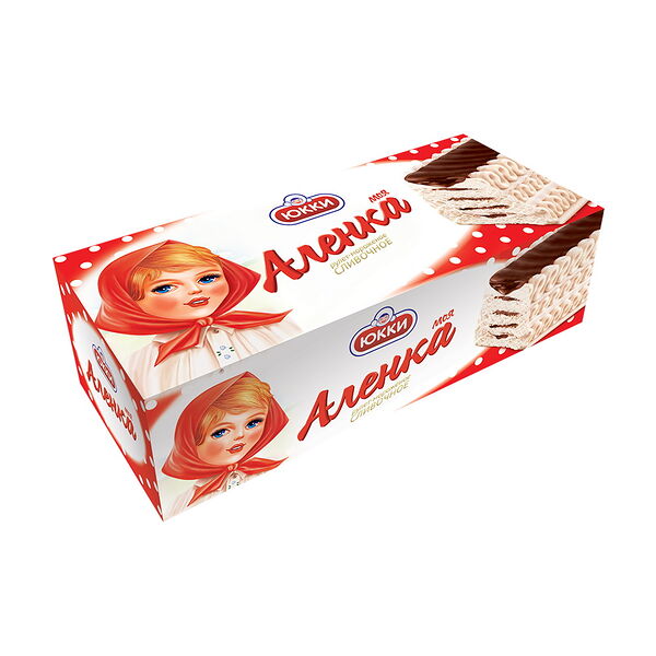 Рулет из мороженого Юкки МОЯ АЛЕНКА слив декор какао-мол глаз вес 340г