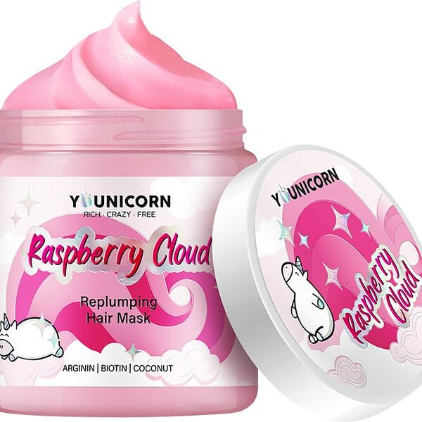 Маска для волос Younicorn Raspberry Cloud восстанавливающая 250мл