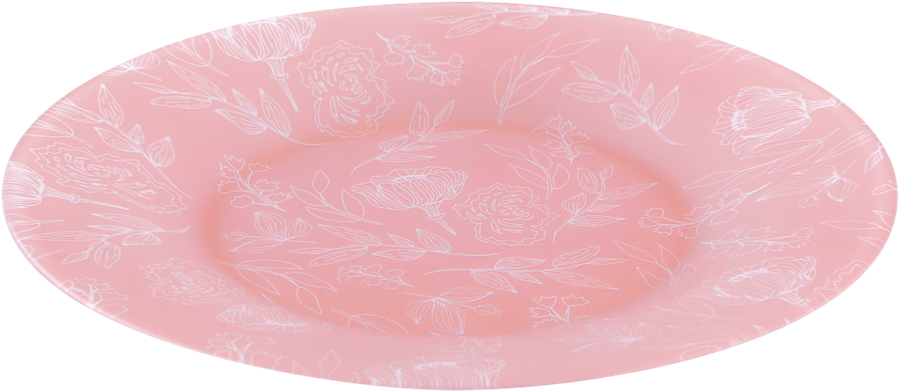 

Тарелка десертная Pasabahce Romantika Pink 19,5см стекло Арт. 10327 D 29100/A SL