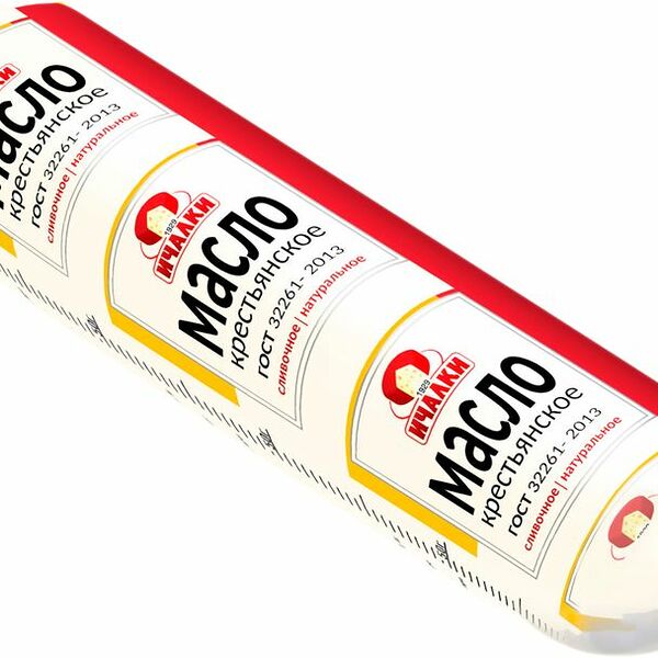 Масло сливочное Ичалки Крестьянское 72.5% 500г