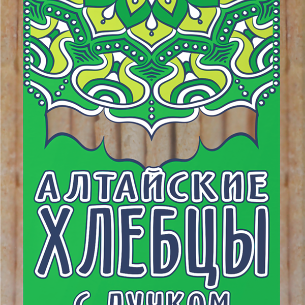 Хлебцы Алтайские хлебцы Пшеничные с луком 75 г