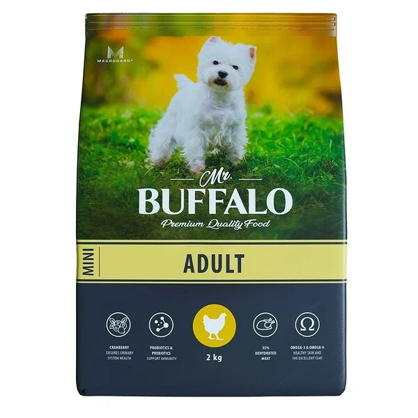 Mr.Buffalo Adult mini сухой корм для взрослых собак миниатюрных пород Курица