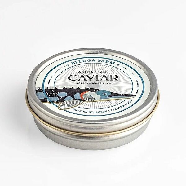 Икра русского осетра (традиционная) 125 г