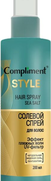 Спрей для волос Compliment Солевой Эффект пляжных волн 200мл