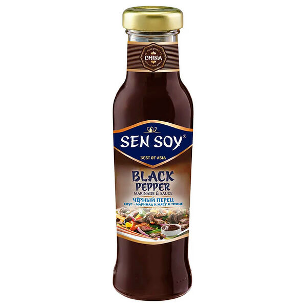 Соус сэн сой премиум 320 г черный перец ст/б