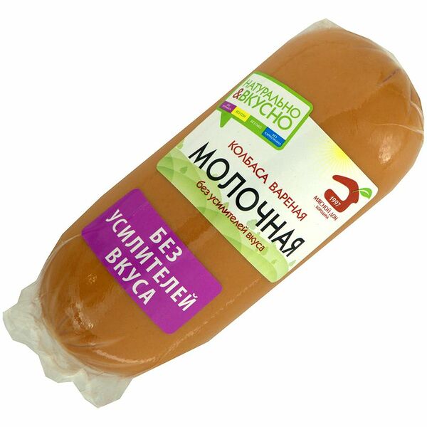 Колбаса варёная МД Бородина Молочная категория Б, 500г