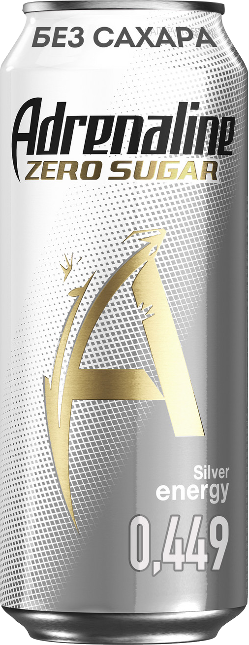 

Напиток Adrenaline Rush Silver безалкогольный без сахара