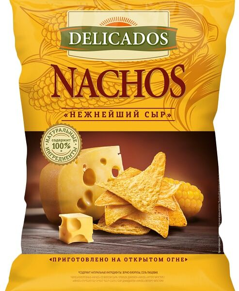 Начос Delicados с нежнейшим сыром 150г
