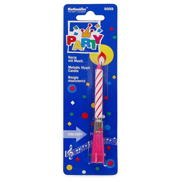 Свеча праздничная Riethmueller музыкальная 1шт