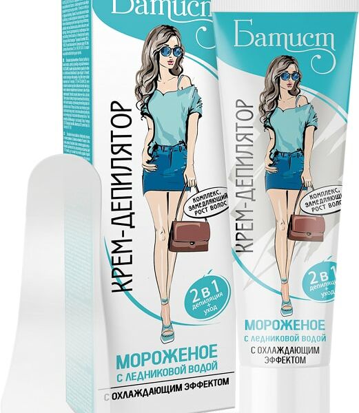 Крем-депилятор Батист Мороженое 100мл