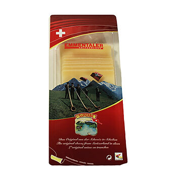 Сыр полутвердый Le Superbe Эмменталер в нарезке 50%